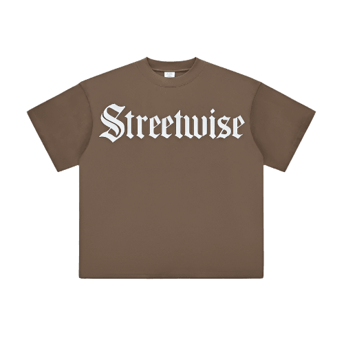 THE REAL REBELS heavy cotton shirt Coffee / S Streetwise