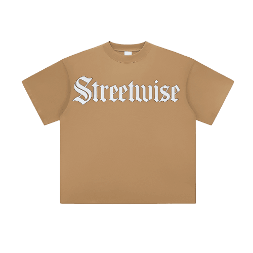 THE REAL REBELS heavy cotton shirt Paris Deep Apricot / S Streetwise